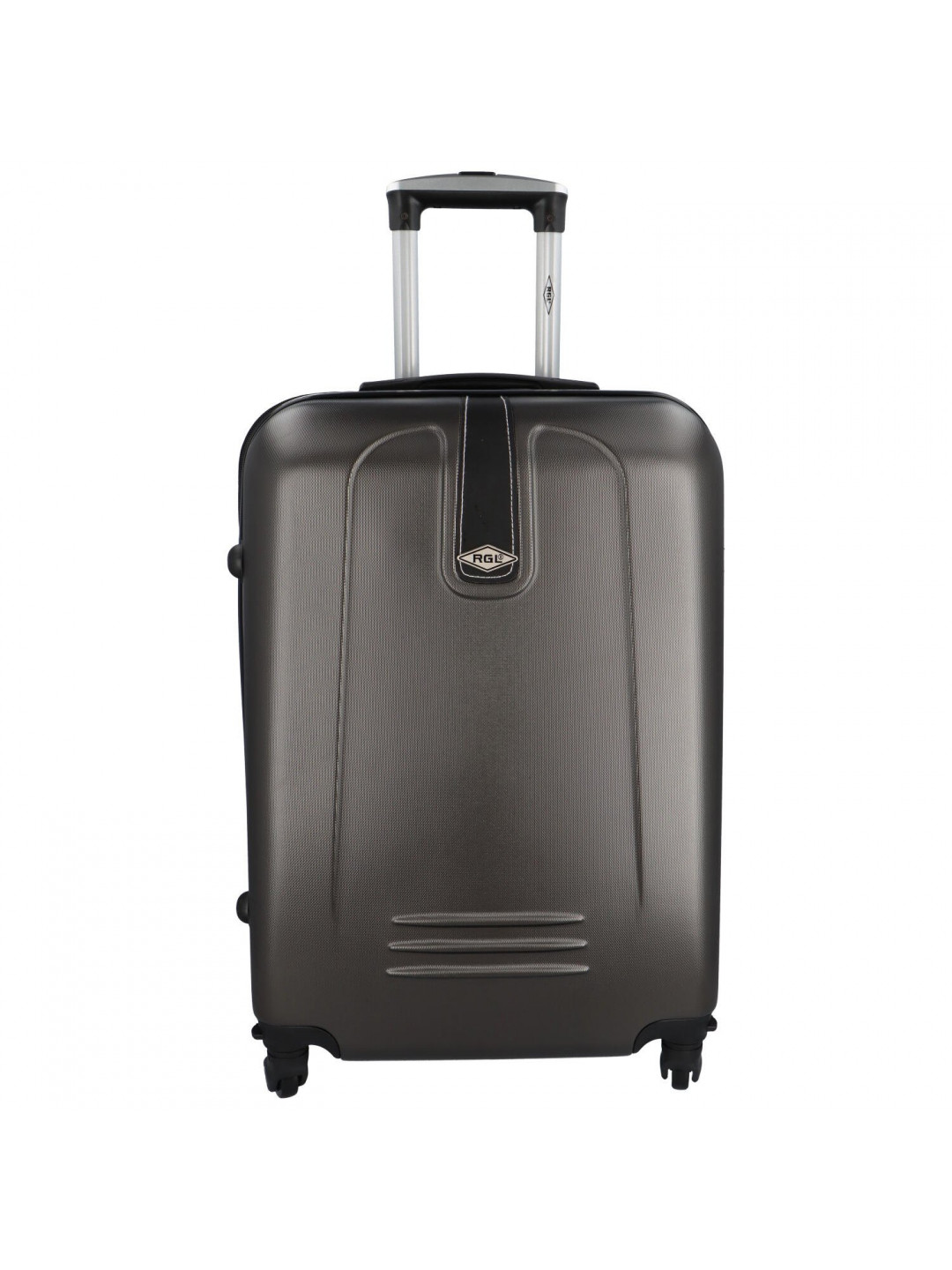 Skořepinový cestovní kufr tmavě šedý – RGL Jinonym S