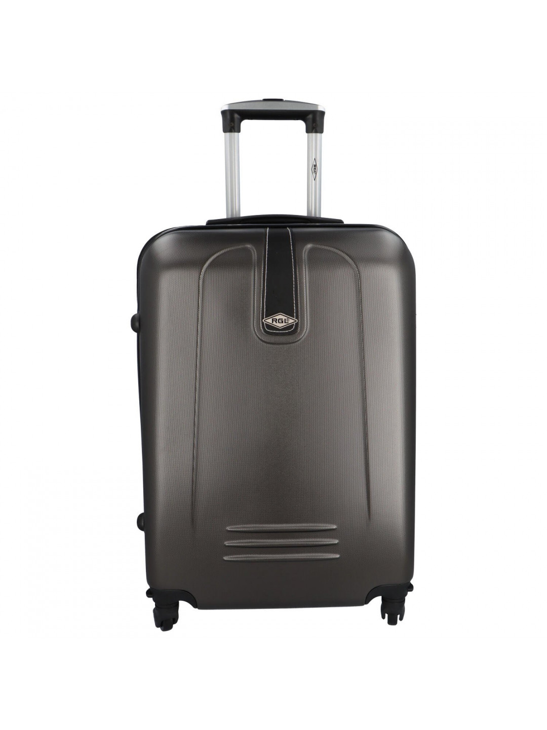 Skořepinový cestovní kufr tmavě šedý – RGL Jinonym M