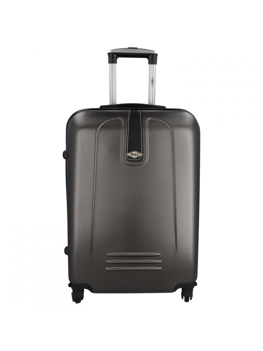 Skořepinový cestovní kufr tmavě šedý – RGL Jinonym L