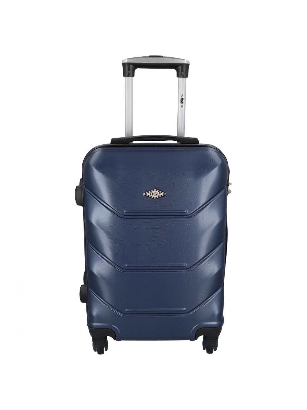 Skořepinový cestovní kufr tmavě modrý – RGL Hairon XS