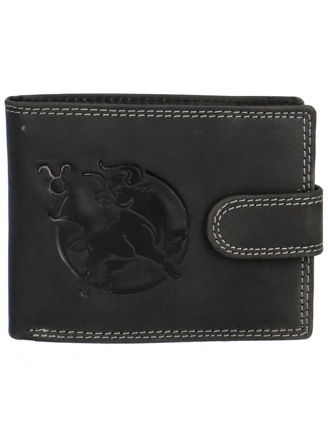 Pánská kožená peněženka černá – Delami Aroga Býk