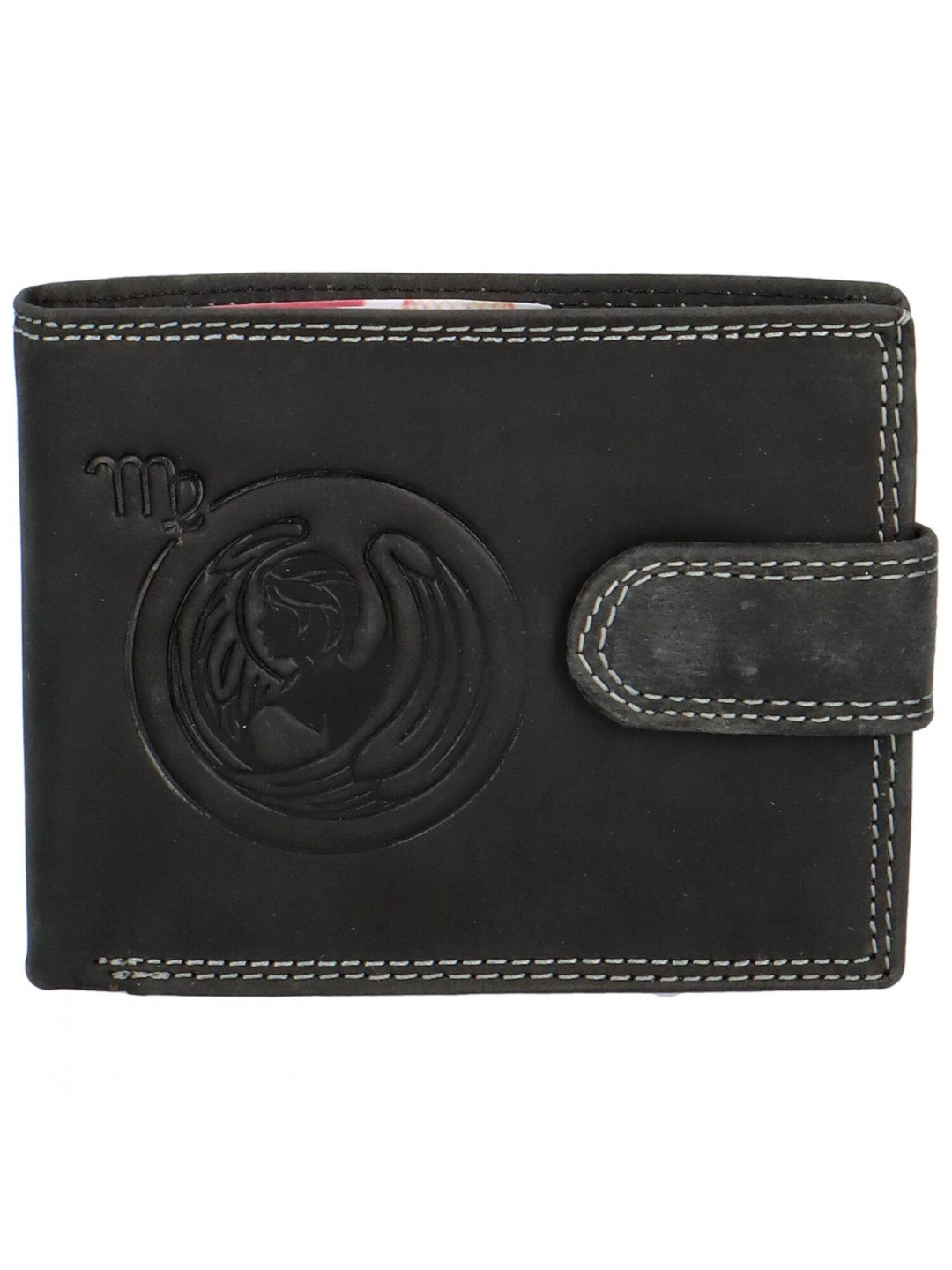Pánská kožená peněženka černá – Delami Aroga Panna
