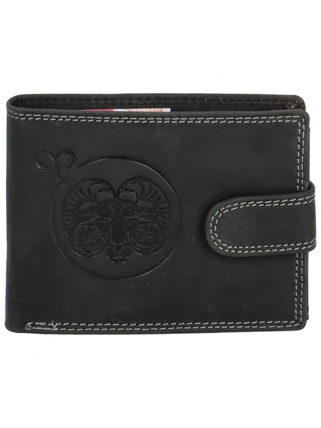 Pánská kožená peněženka černá – Delami Aroga Beran