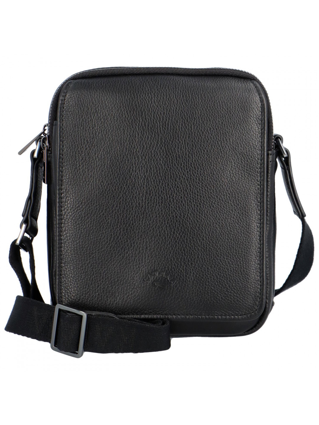 Pánská kožená crossbody taška černá – Katana Repurt