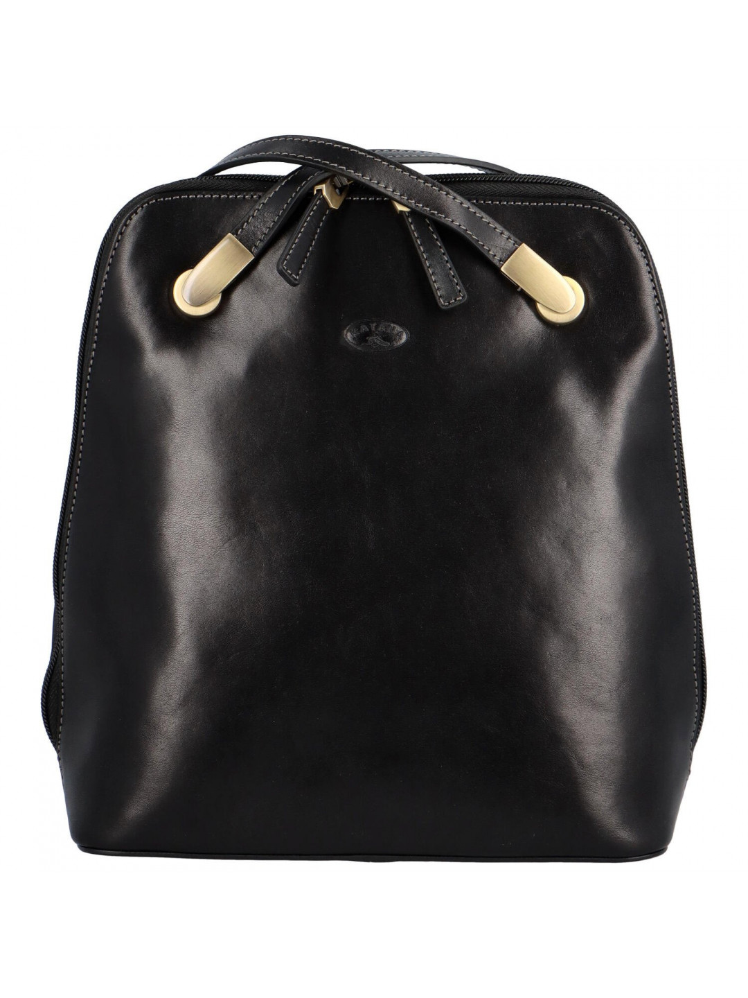 Dámský kožený batoh kabelka černý – Katana Bernardina