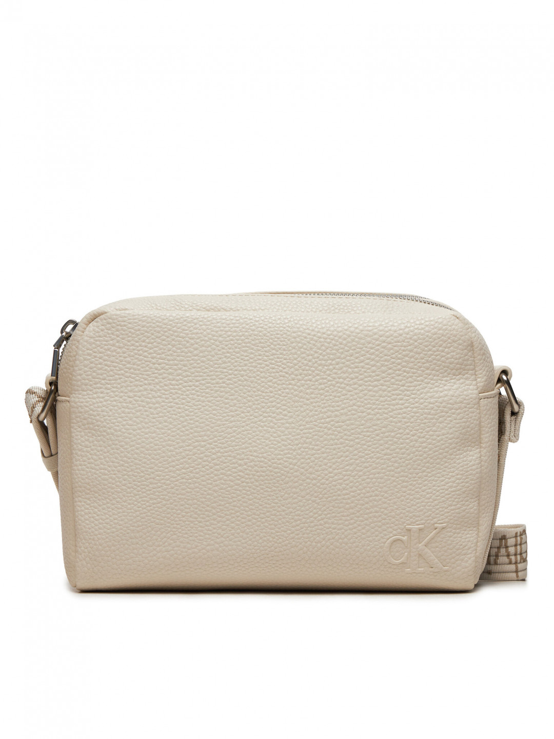 Calvin Klein Jeans Kabelka Ultralight DblZip Camerabag 21 K60K612283 Écru