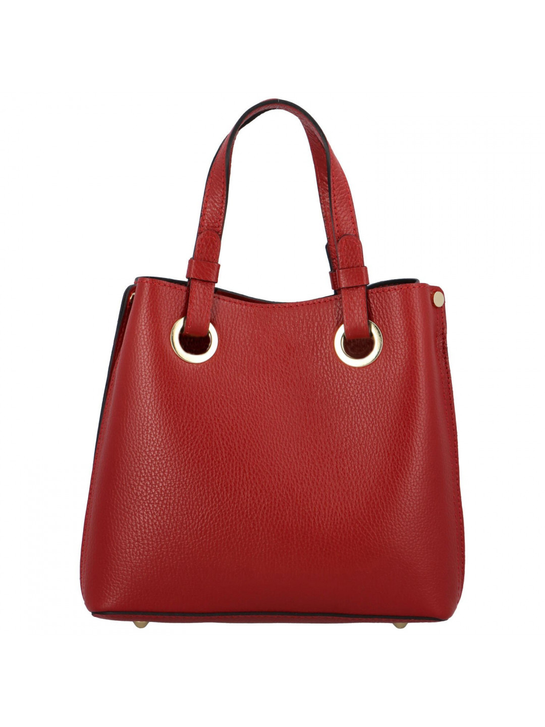 Dámská kožená kabelka červená – Delami Roseli