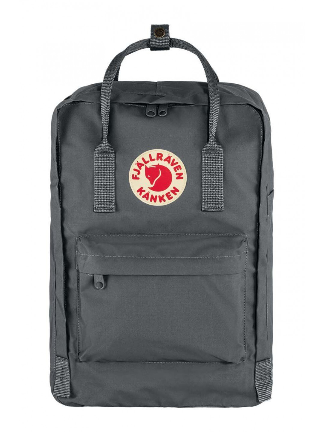 Batoh Fjallraven F23524 046 Kanken Laptop 15 quot šedá barva velký hladký