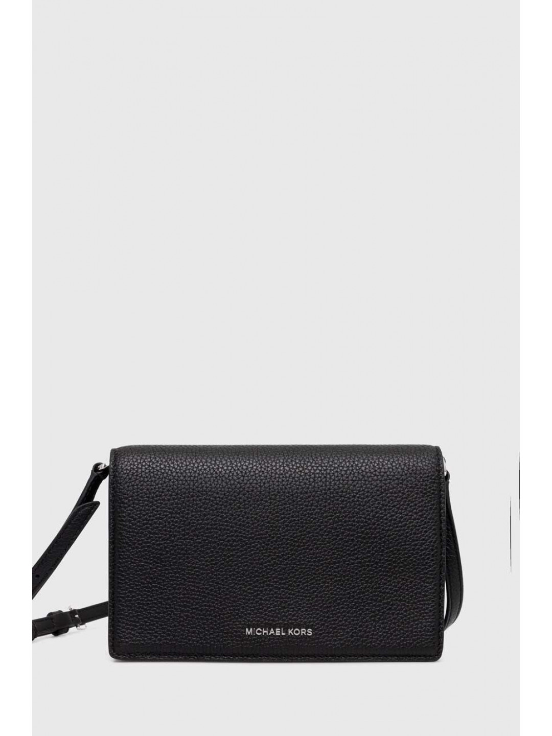 Kožená kabelka MICHAEL Michael Kors bílá barva