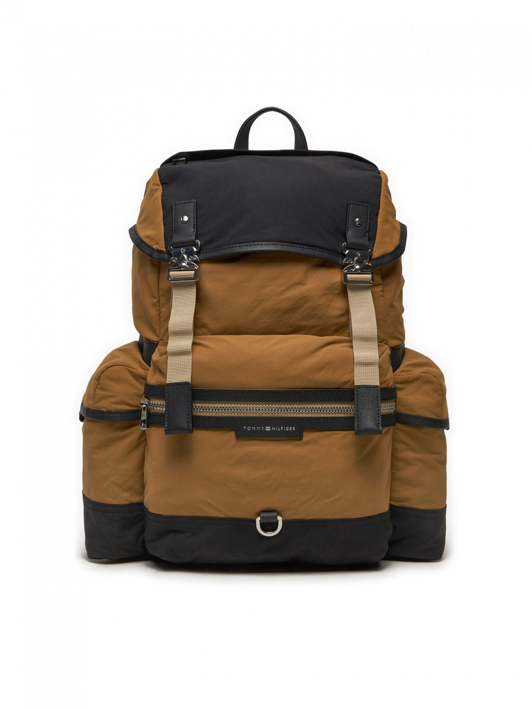 Tommy Hilfiger Batoh Premium Nylon Backpack AM0AM12494 Hnědá