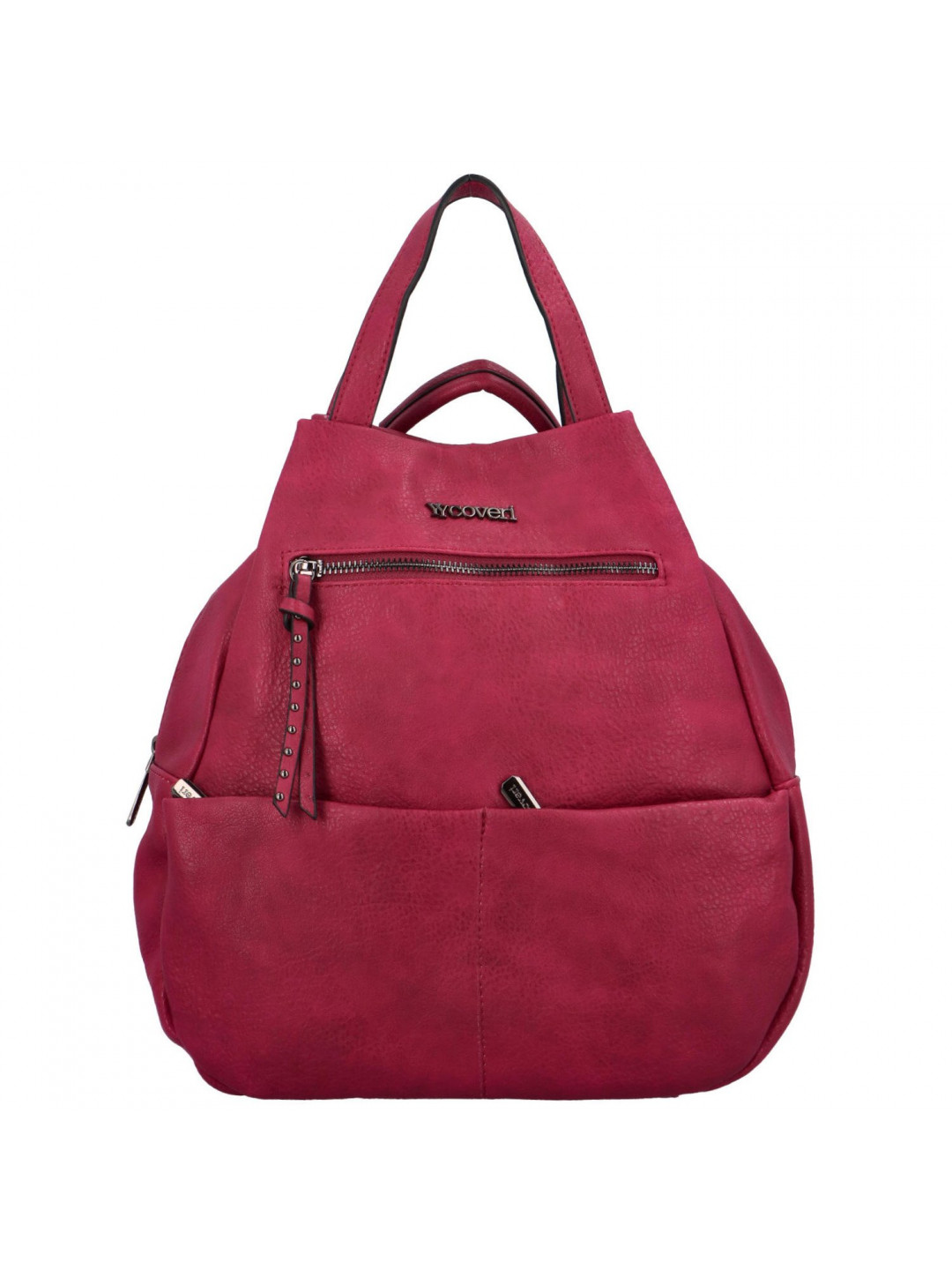 Dámský kabelko-batůžek růžový – Coveri Jacinta