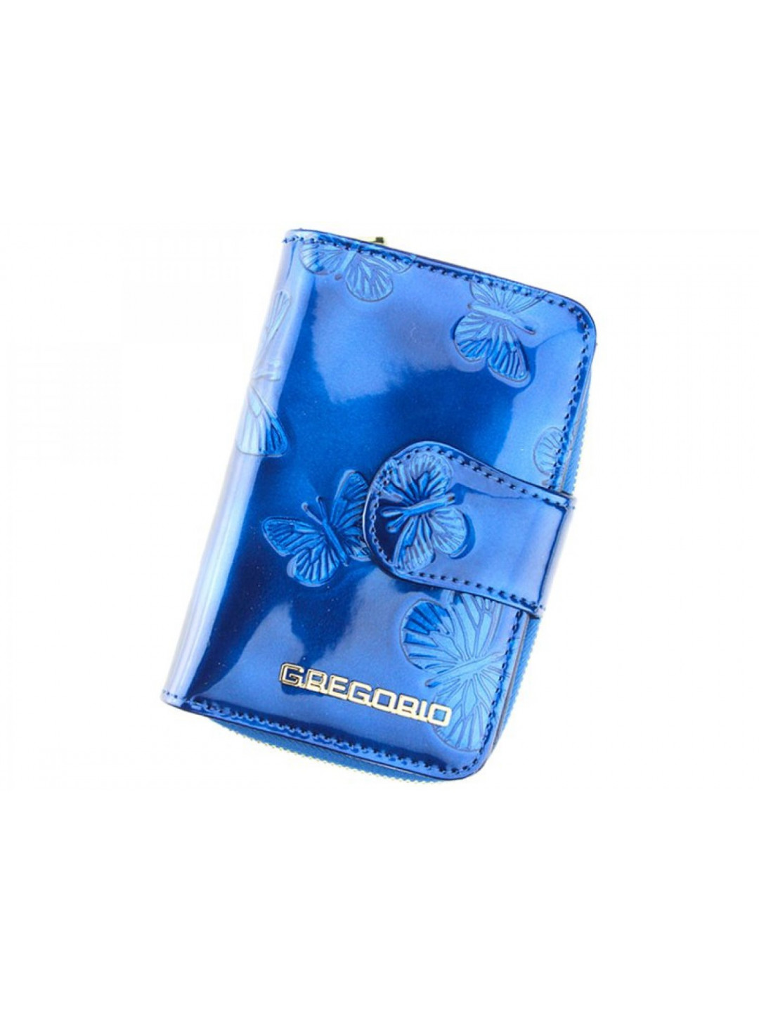 Dámská kožená peněženka modrá – Gregorio Dorianna