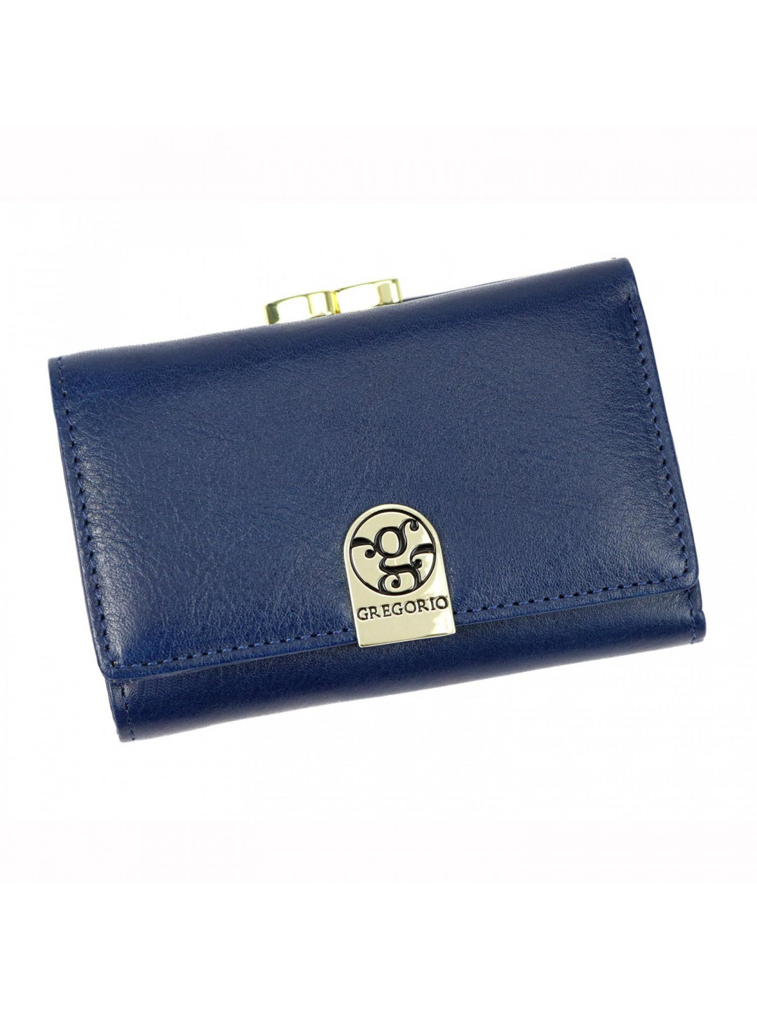 Dámská kožená peněženka modrá – Gregorio Claudinna