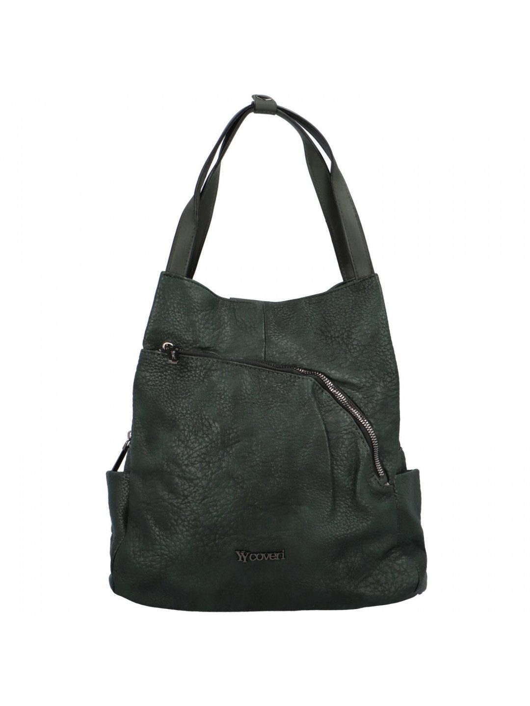 Dámská kabelka batoh zelená – Coveri Admuta