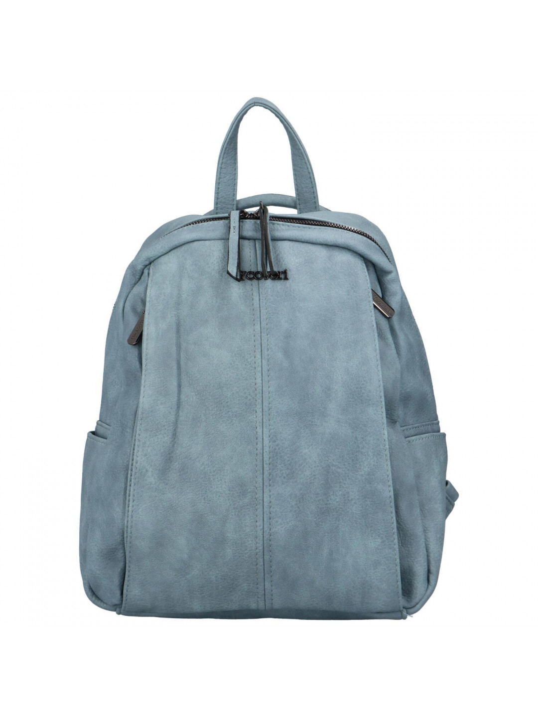 Jednoduchý dámský kabelko batoh Olívie světle modrá