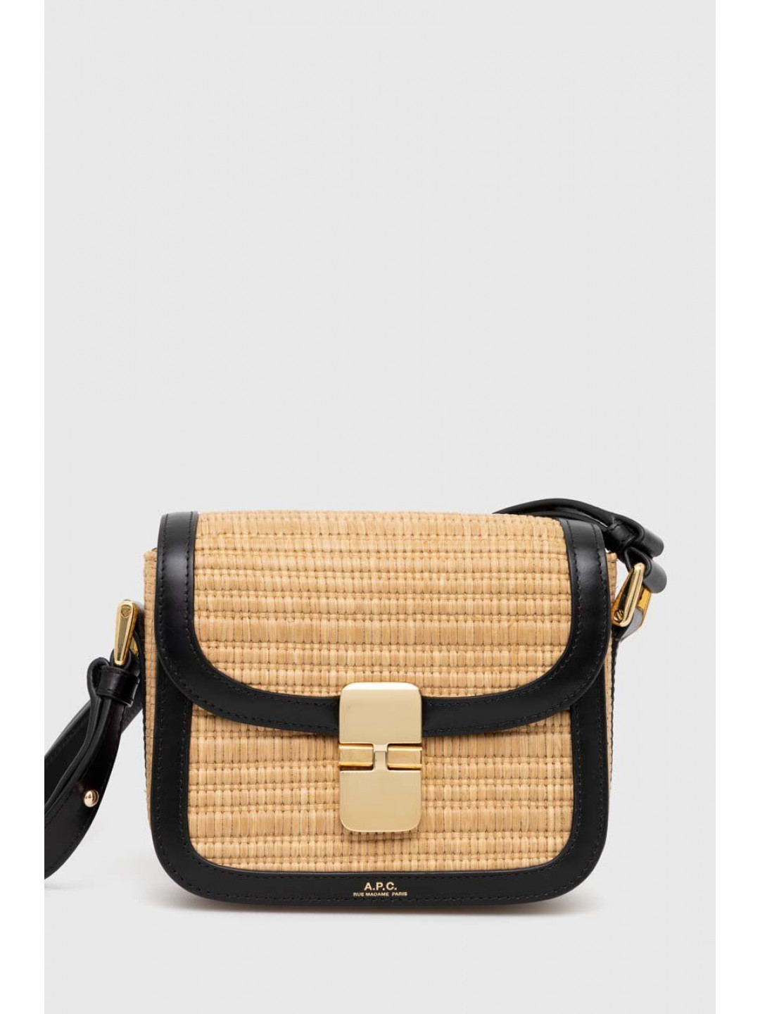Kabelka A P C sac grace mini černá barva VIALB-F61515