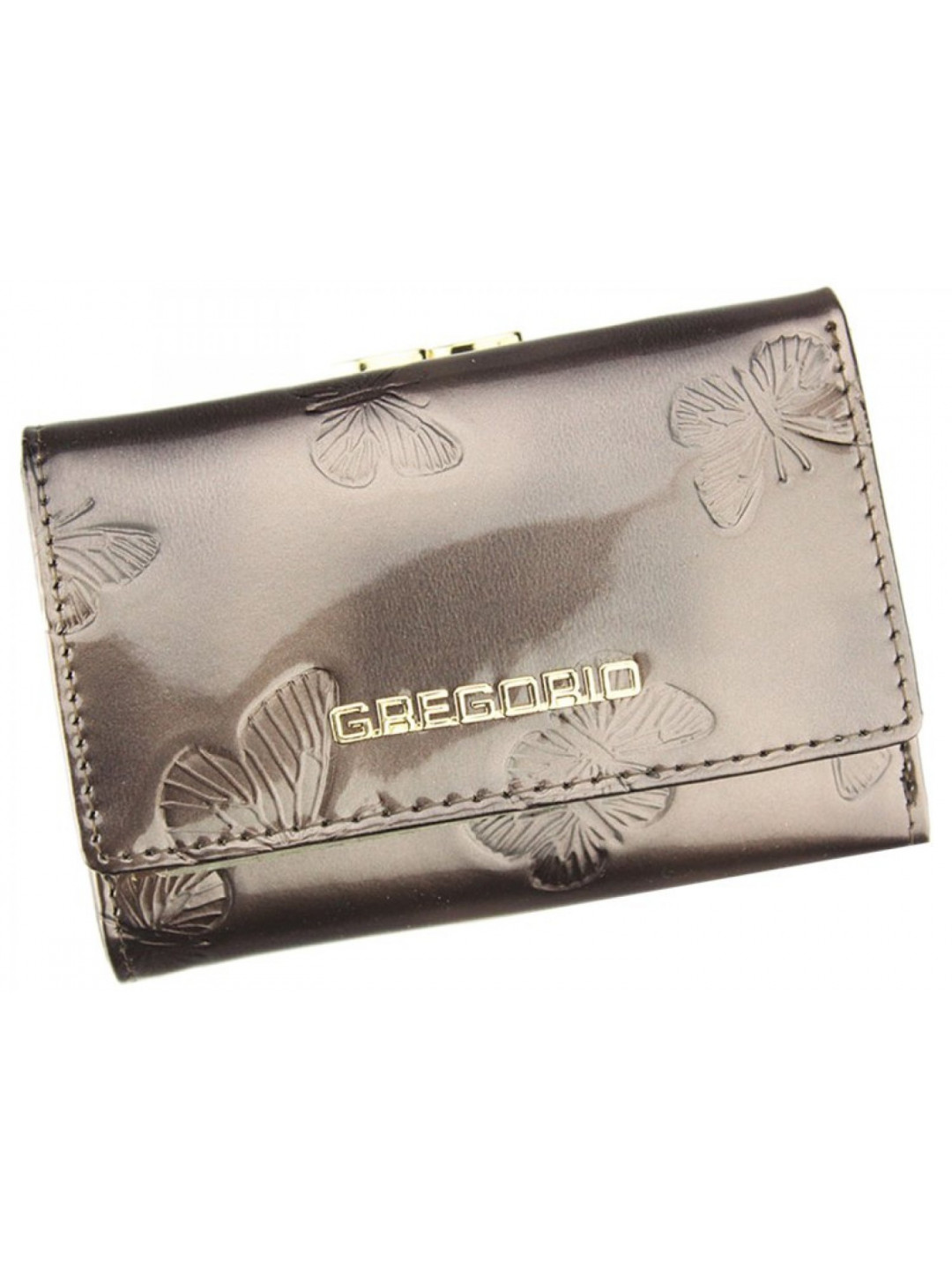 Dámská kožená peněženka šedá – Gregorio Larissa