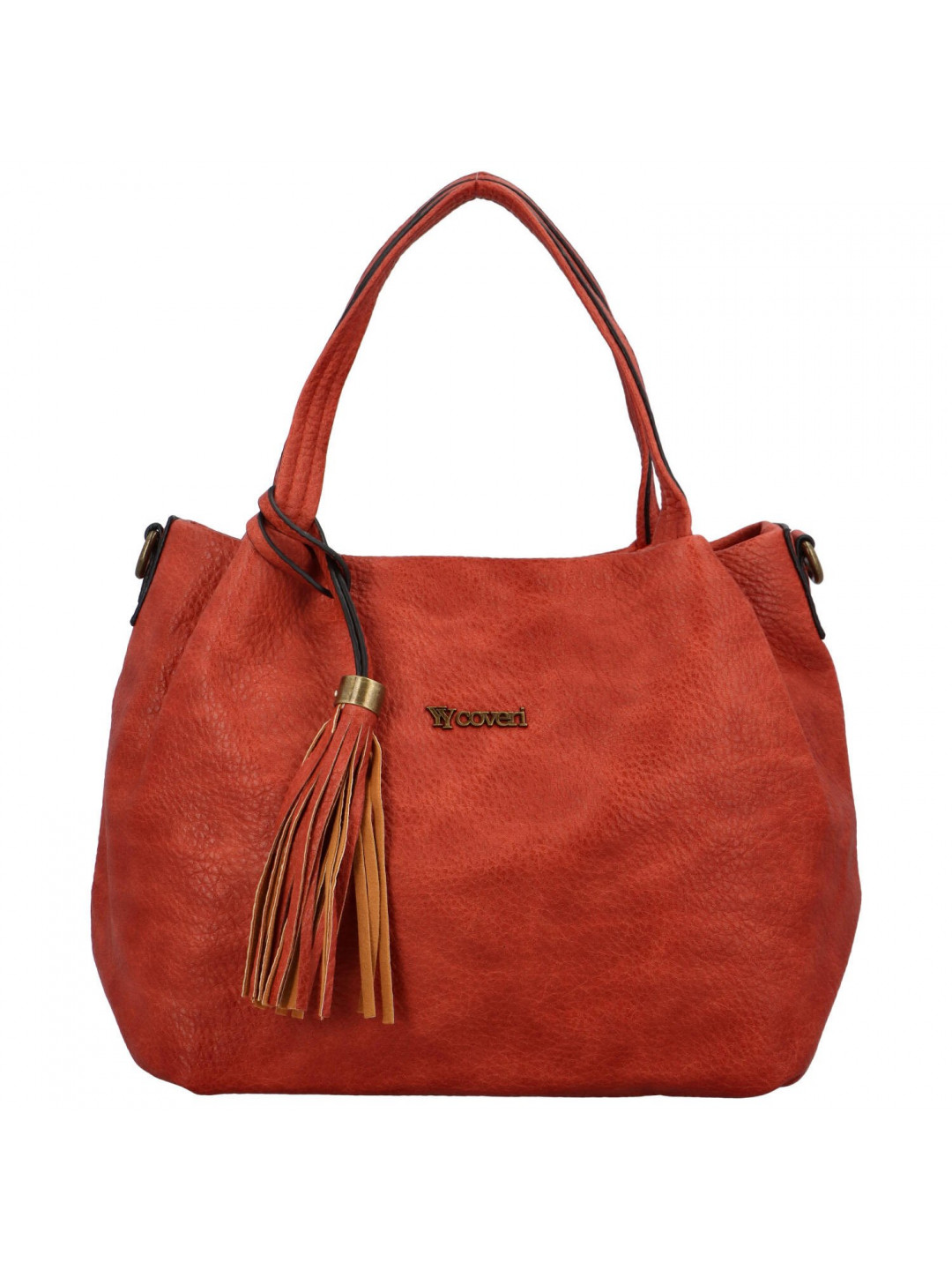 Dámská kabelka cihlově červená – Coveri Azalea