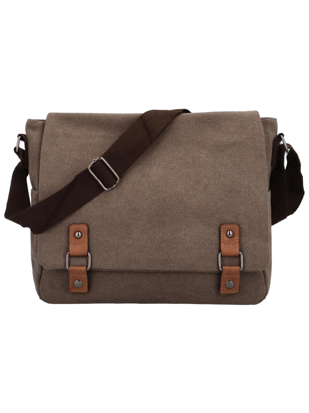 Stylová textilní crossbody taška Dimitros šedá