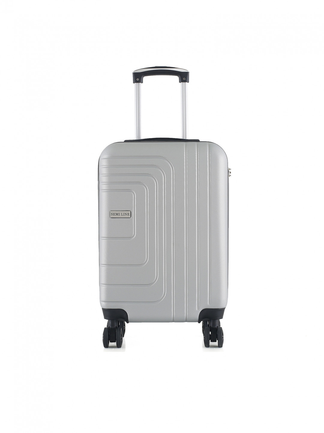 Semi Line Kabinový kufr T5762-2 Stříbrná