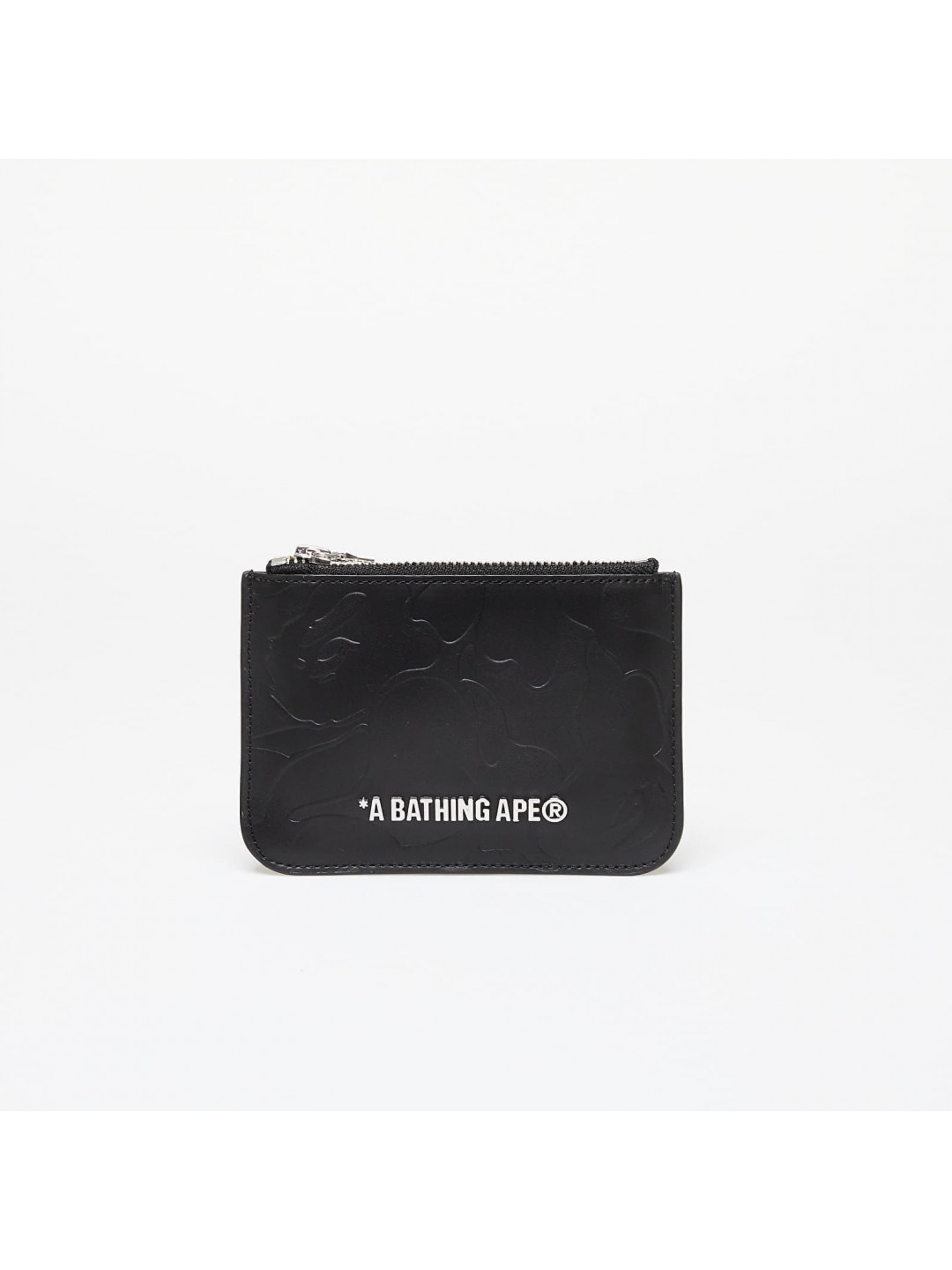 Peněženka A BATHING APE Solid Camo Leather Pouch Wallet Black Universal