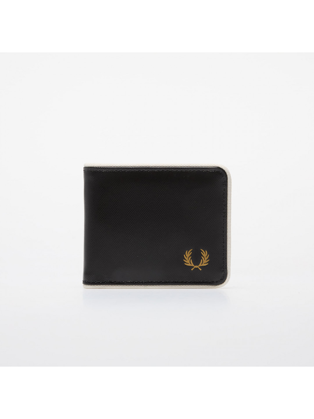 Peněženka FRED PERRY Coated Polyester Billfold Wall Black Ecru Universal