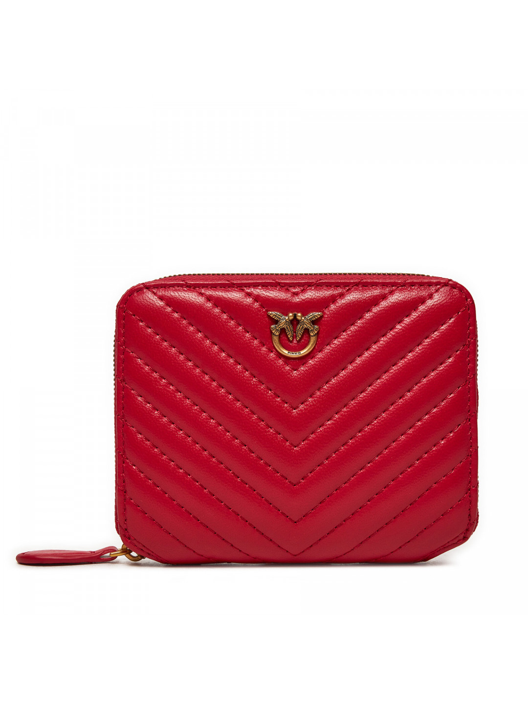 Velká dámská peněženka Pinko Taylor Zip Around AI 24-25 PCPL 100249 A0GK Červená