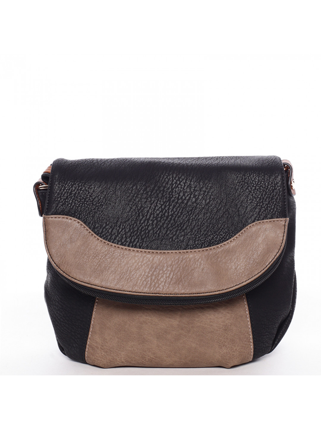 Dámská crossbody Baina černá-camel