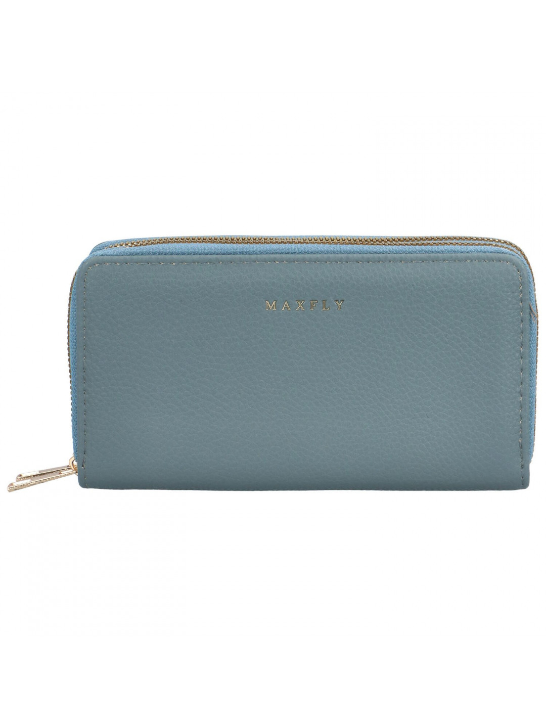 Dámská velká peněženka matně modrá – MaxFly Irsena
