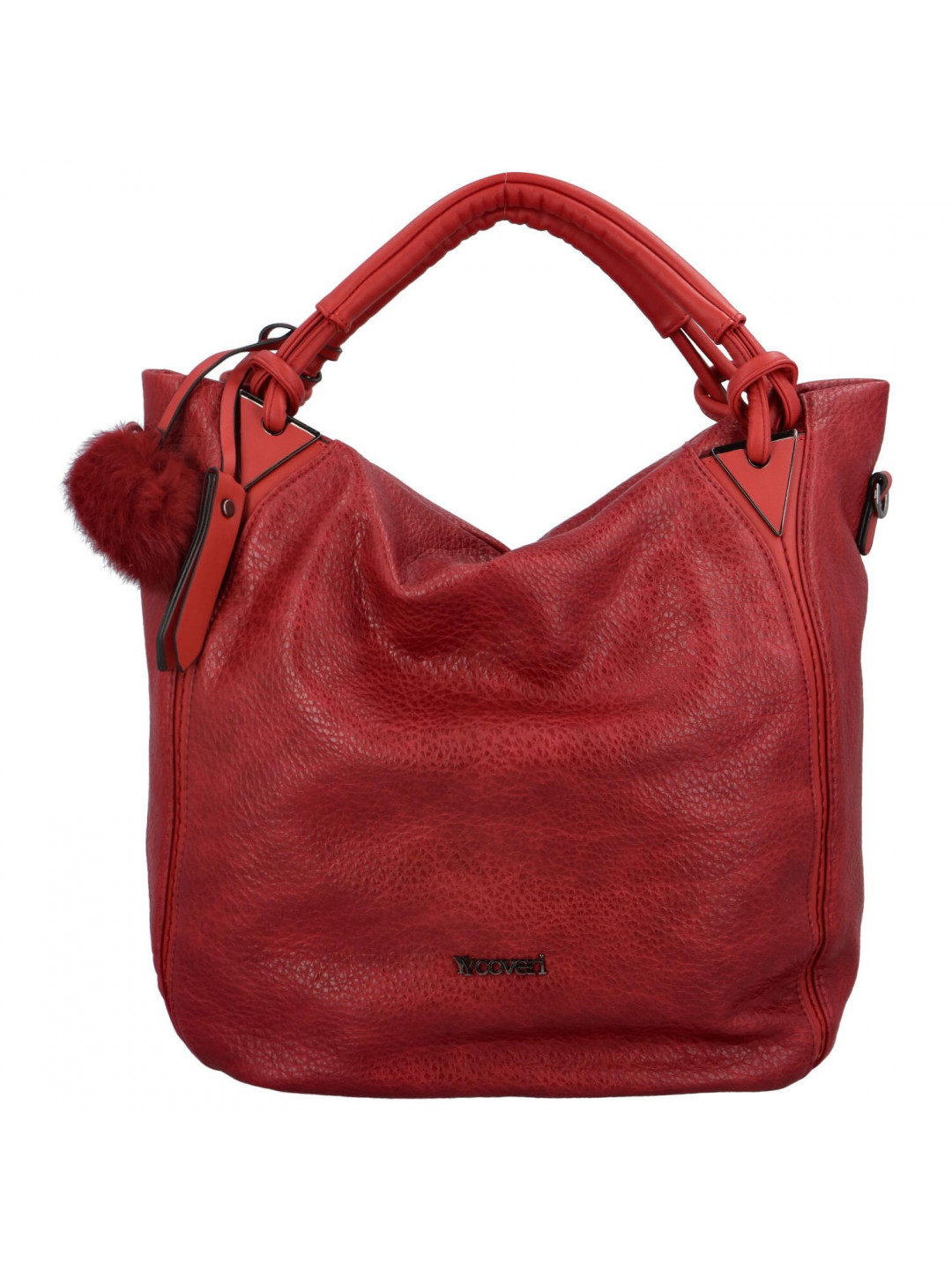 Dámská kabelka červená – Coveri Shaki