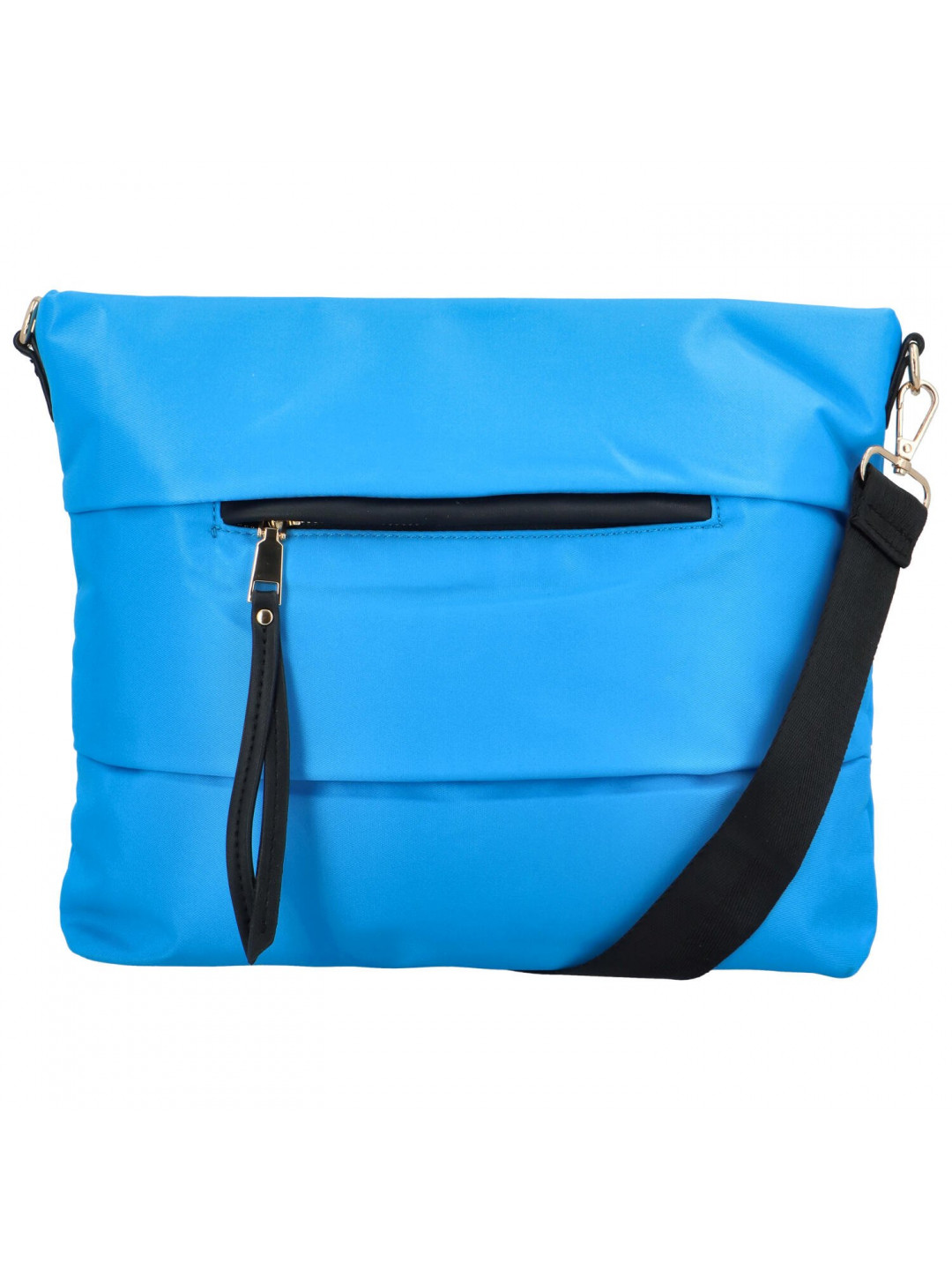 Trendová dámská látková crossbody Rosa modrá