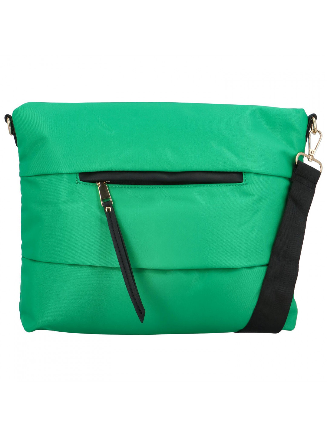 Trendová dámská látková crossbody Rosa zelená