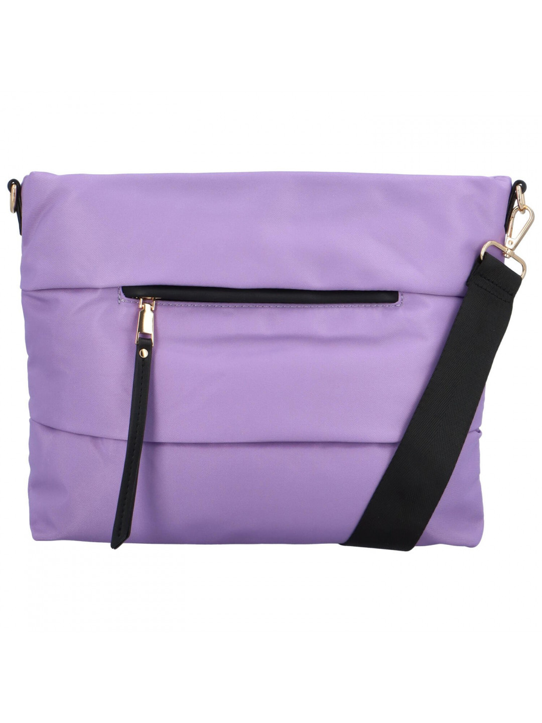 Trendová dámská látková crossbody Rosa fialová