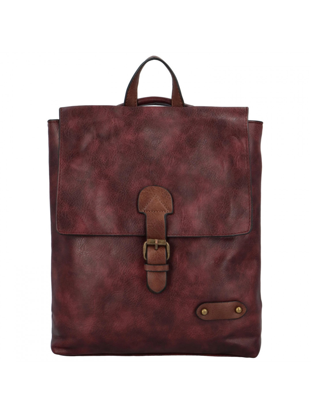 Dámský kabelko batoh červený – Coveri Atalanta