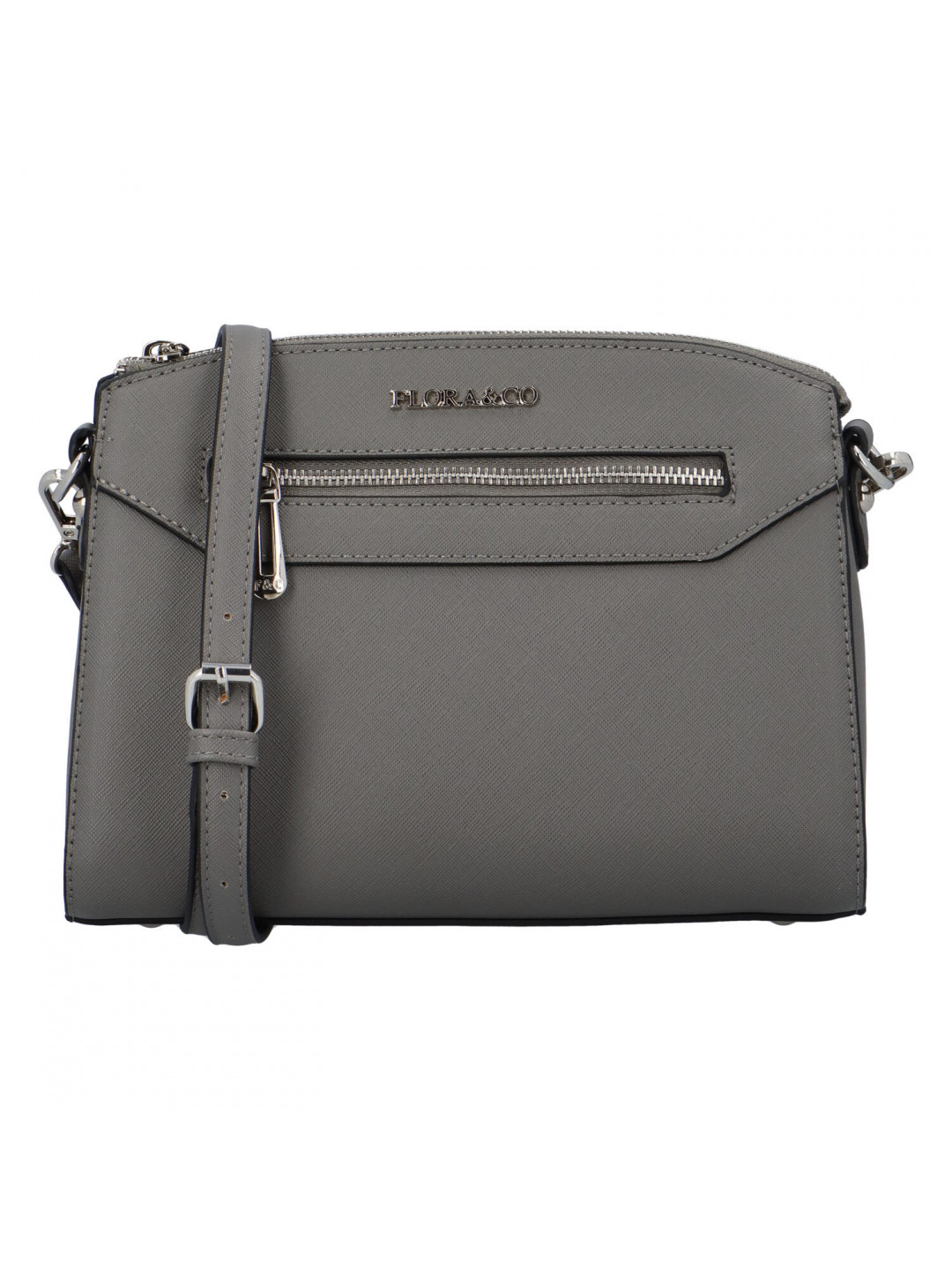 Dámská crossbody kabelka šedá - FLORA CO Weisy