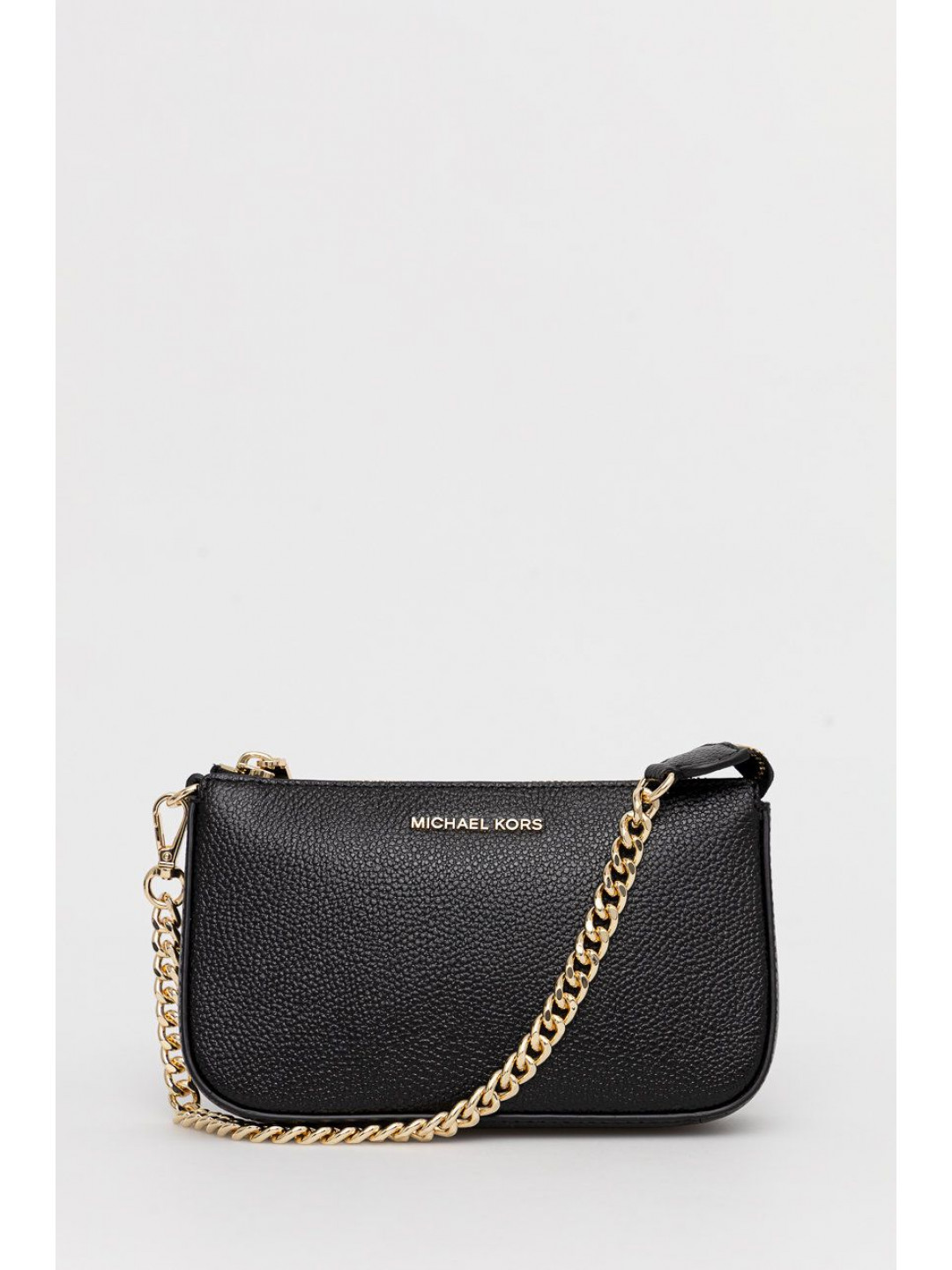 Kožená kabelka MICHAEL Michael Kors černá barva