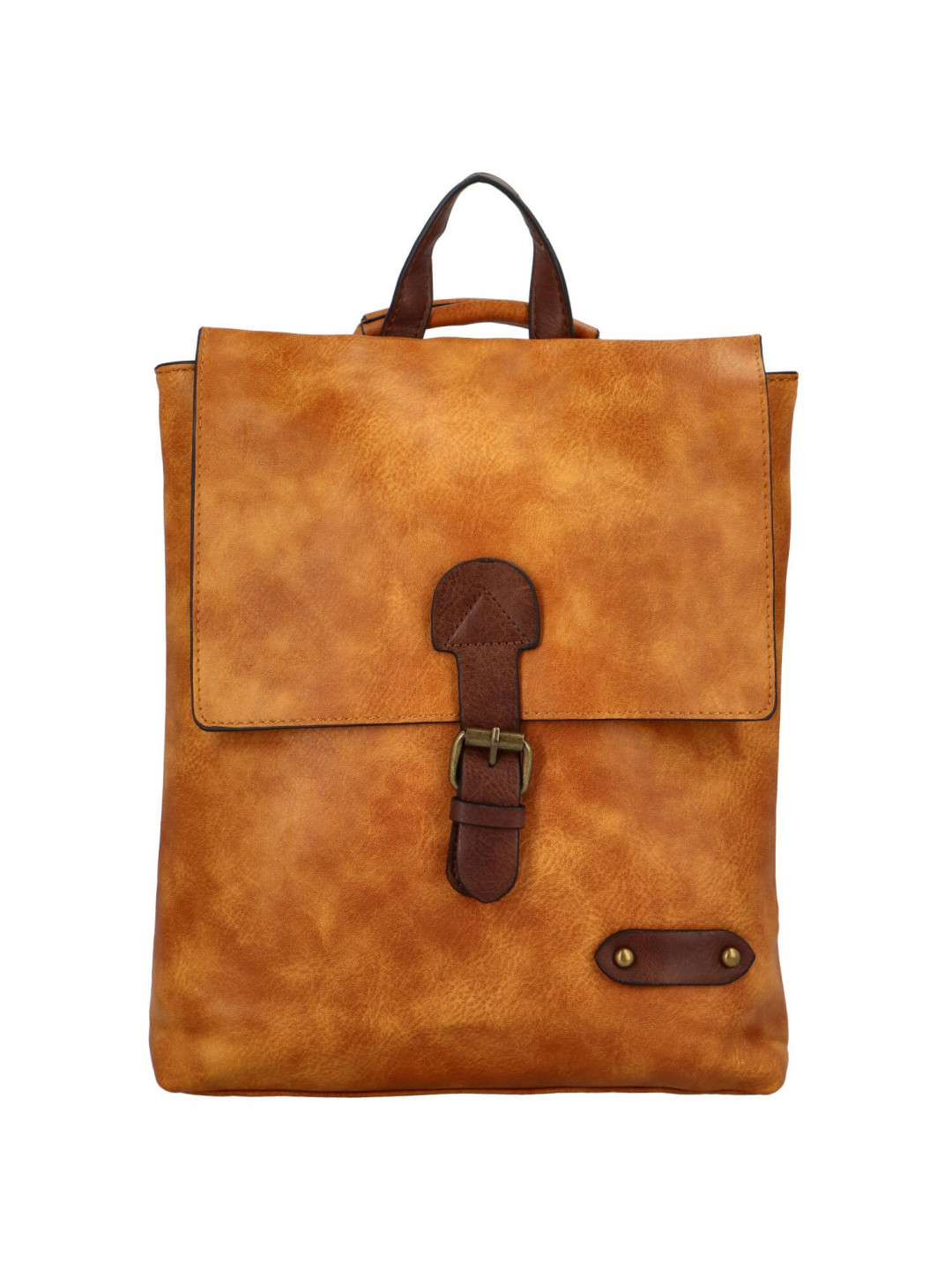Dámský kabelko batoh žlutý – Coveri Atalanta