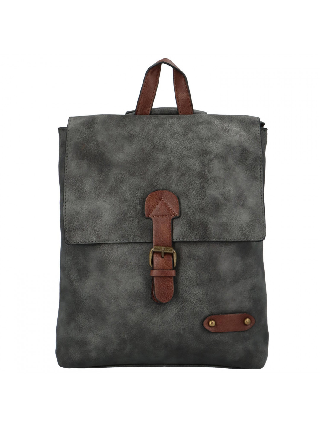 Dámský kabelko batoh šedý – Coveri Atalanta