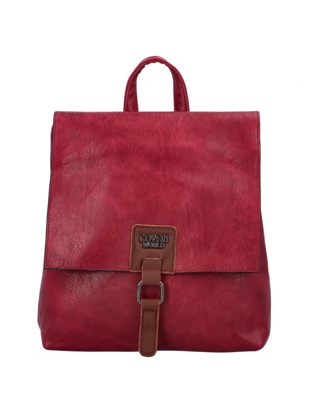 Dámský kabelko-batoh červený – Coveri Marlow