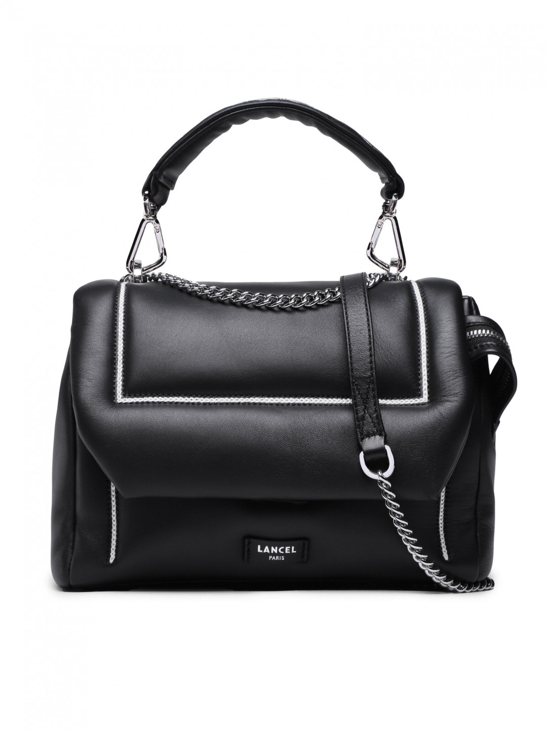 Lancel Kabelka M Flap Bag A1210610TU Černá