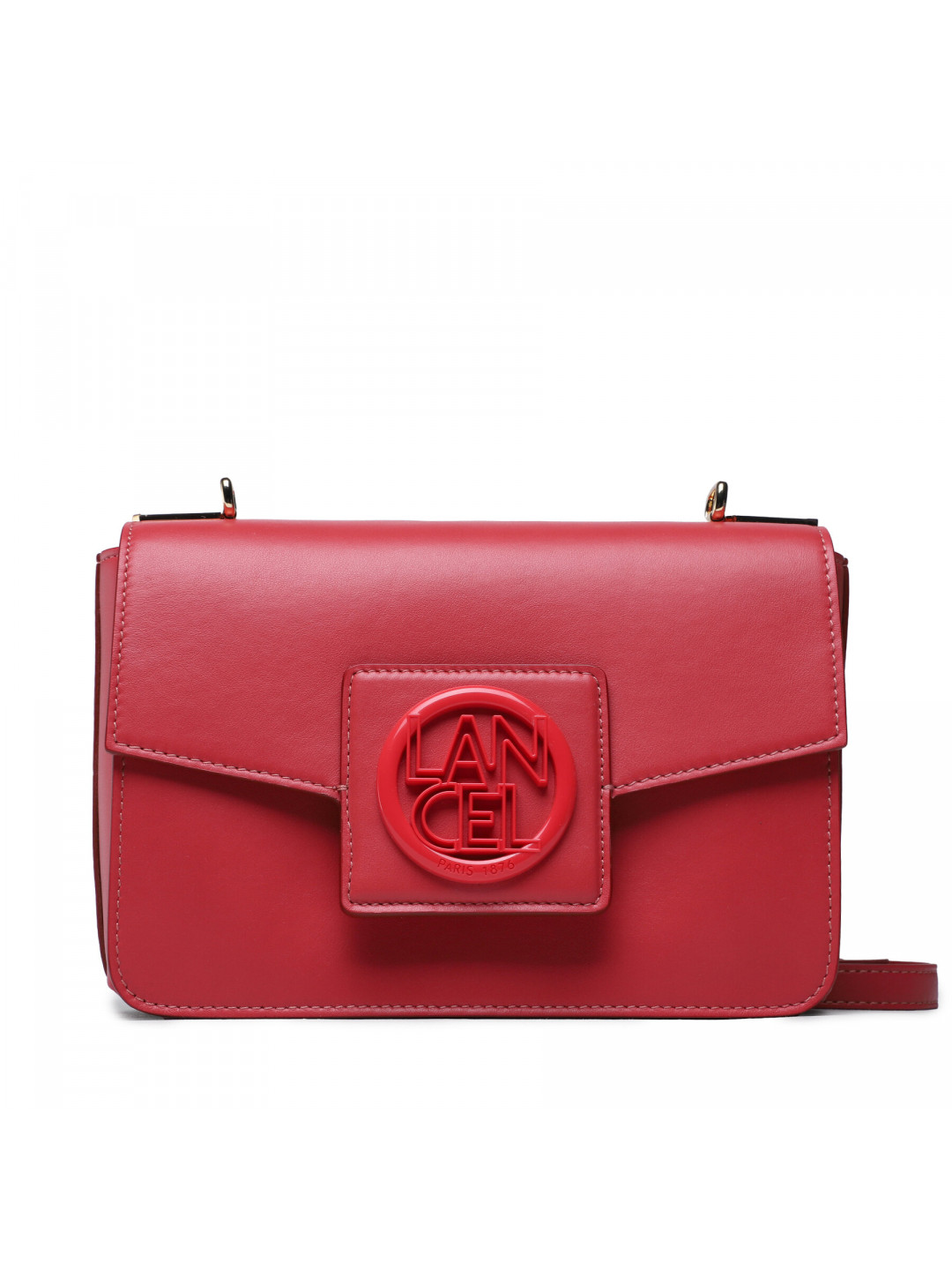 Kabelka Lancel M Flap Bag A12073N7TU Červená