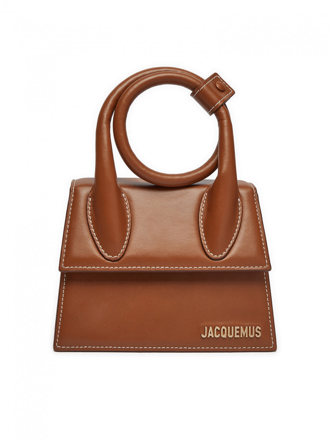 JACQUEMUS Kabelka Le Chiquito Noeud 213BA005-3072 Hnědá