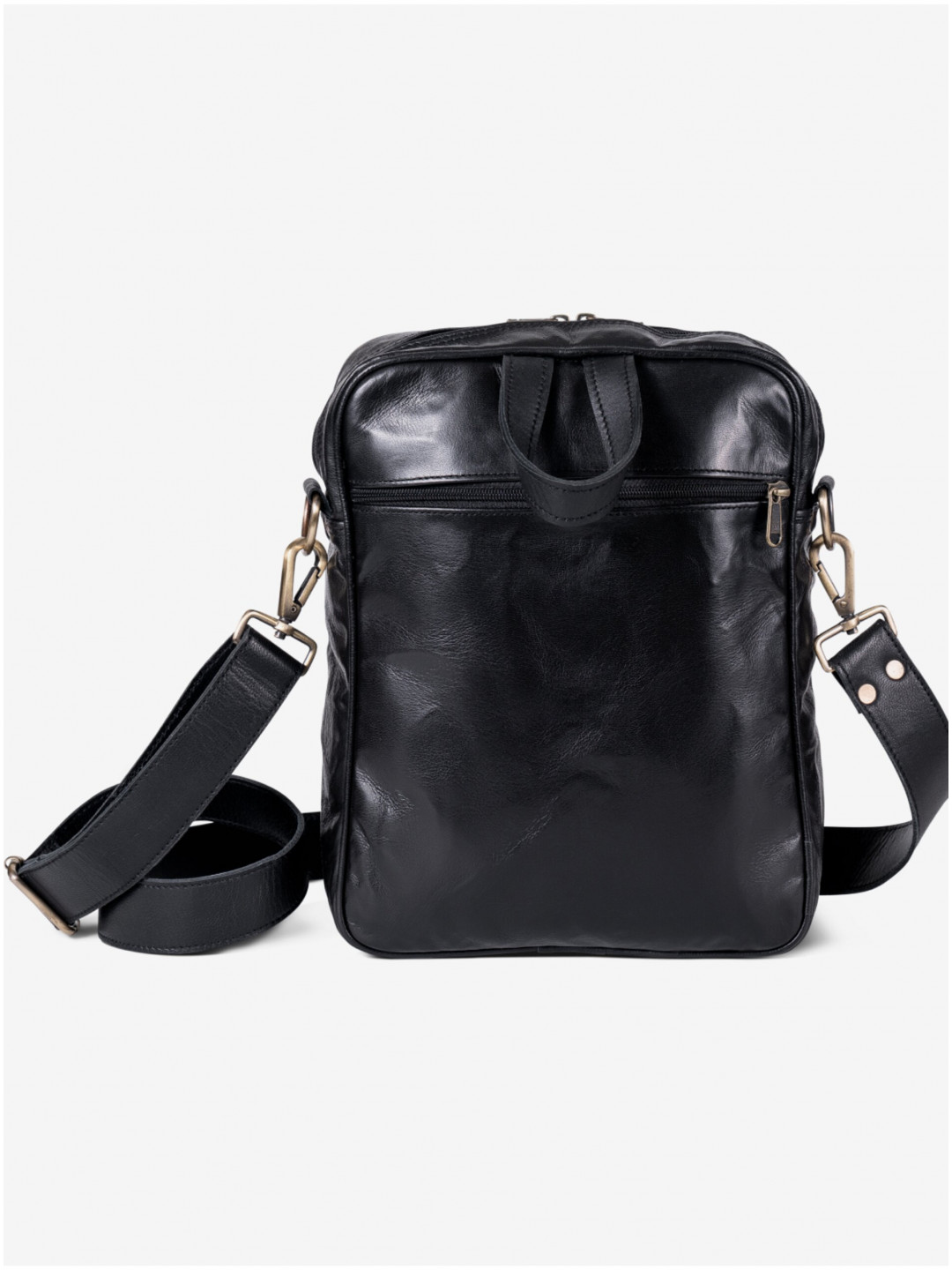 Černá kožená crossbody taška Bagind Journal Sirius
