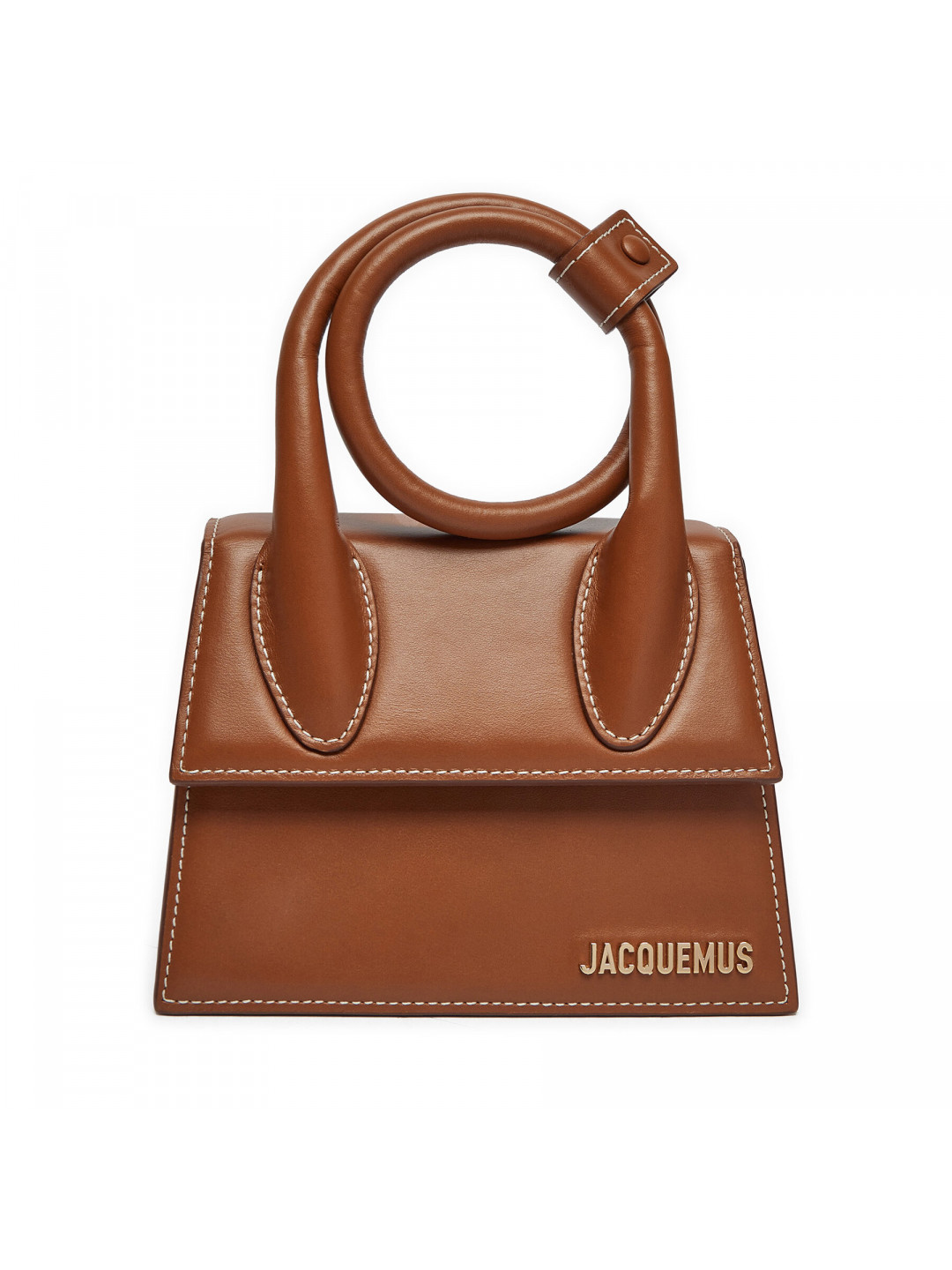 Kabelka JACQUEMUS Le Chiquito Noeud 213BA005-3072 Hnědá