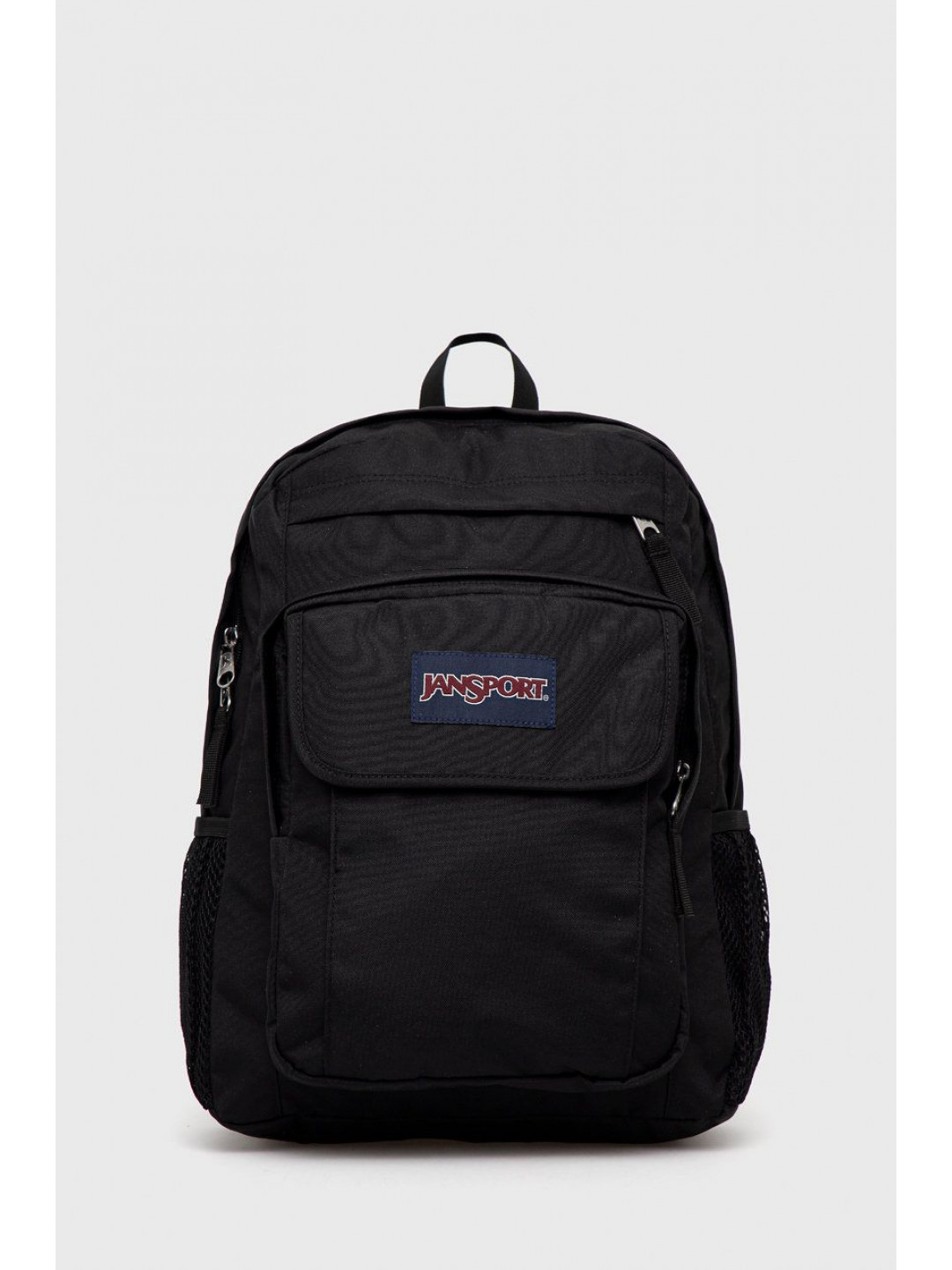 Batoh Jansport černá barva velký s aplikací