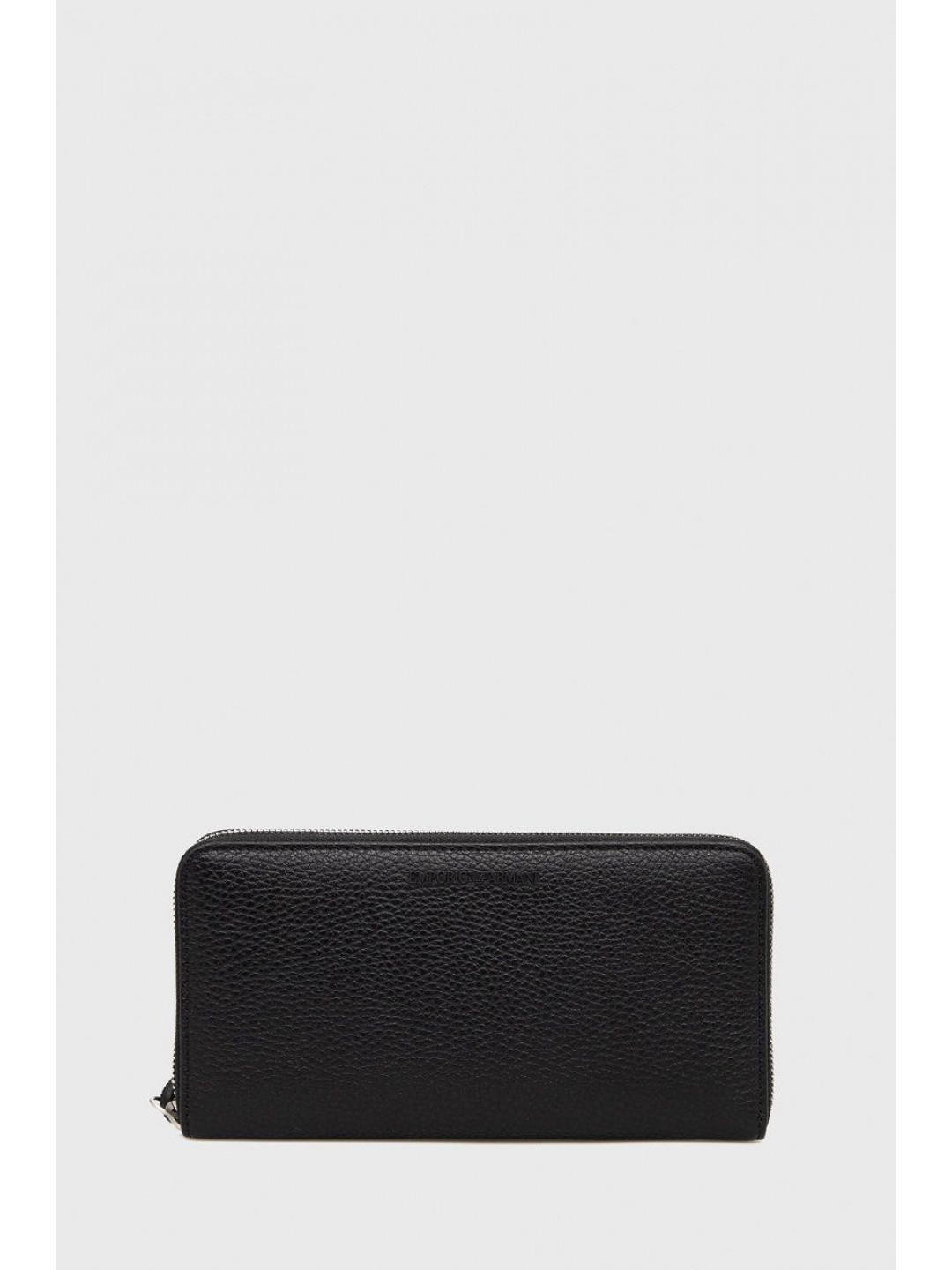 Kožená peněženka Emporio Armani pánský černá barva
