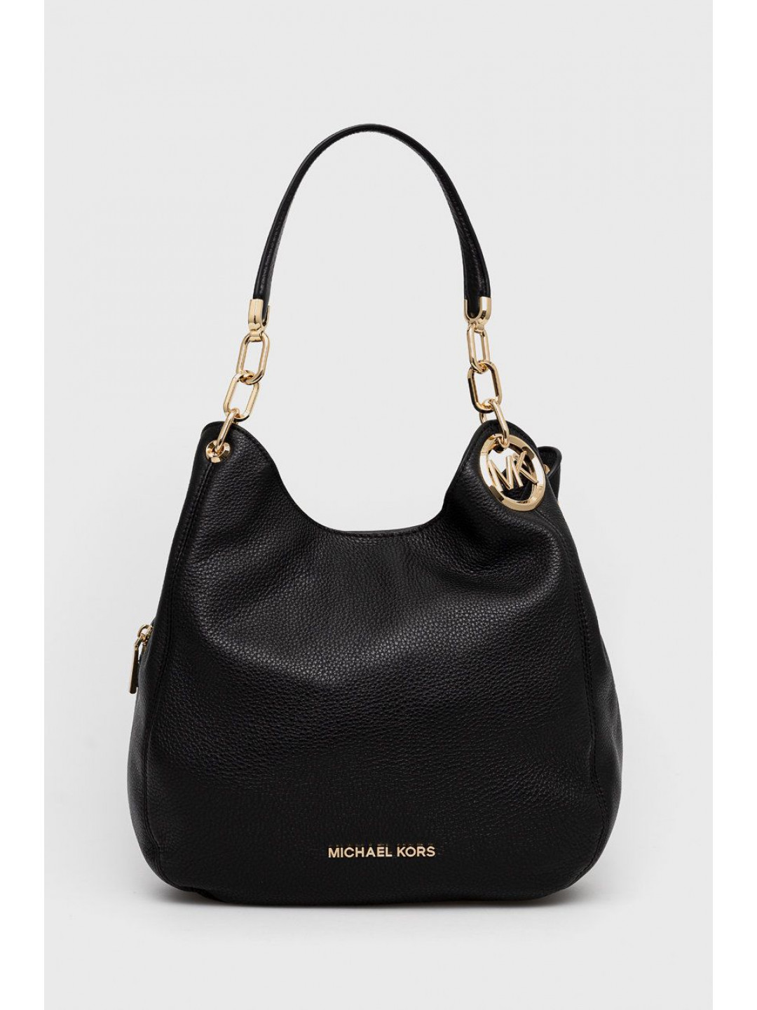 Kožená kabelka MICHAEL Michael Kors černá barva
