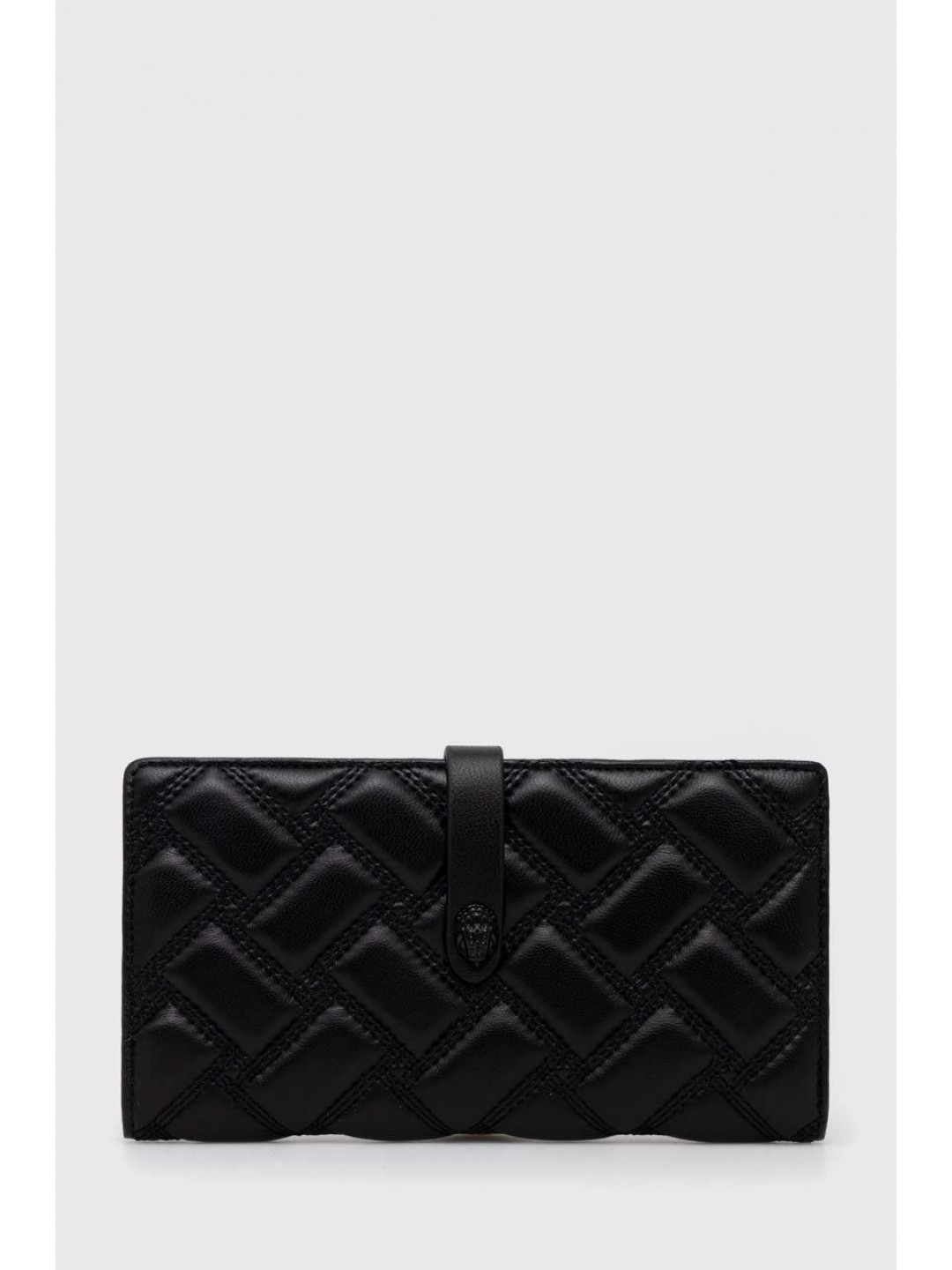 Kožená peněženka Kurt Geiger London černá barva