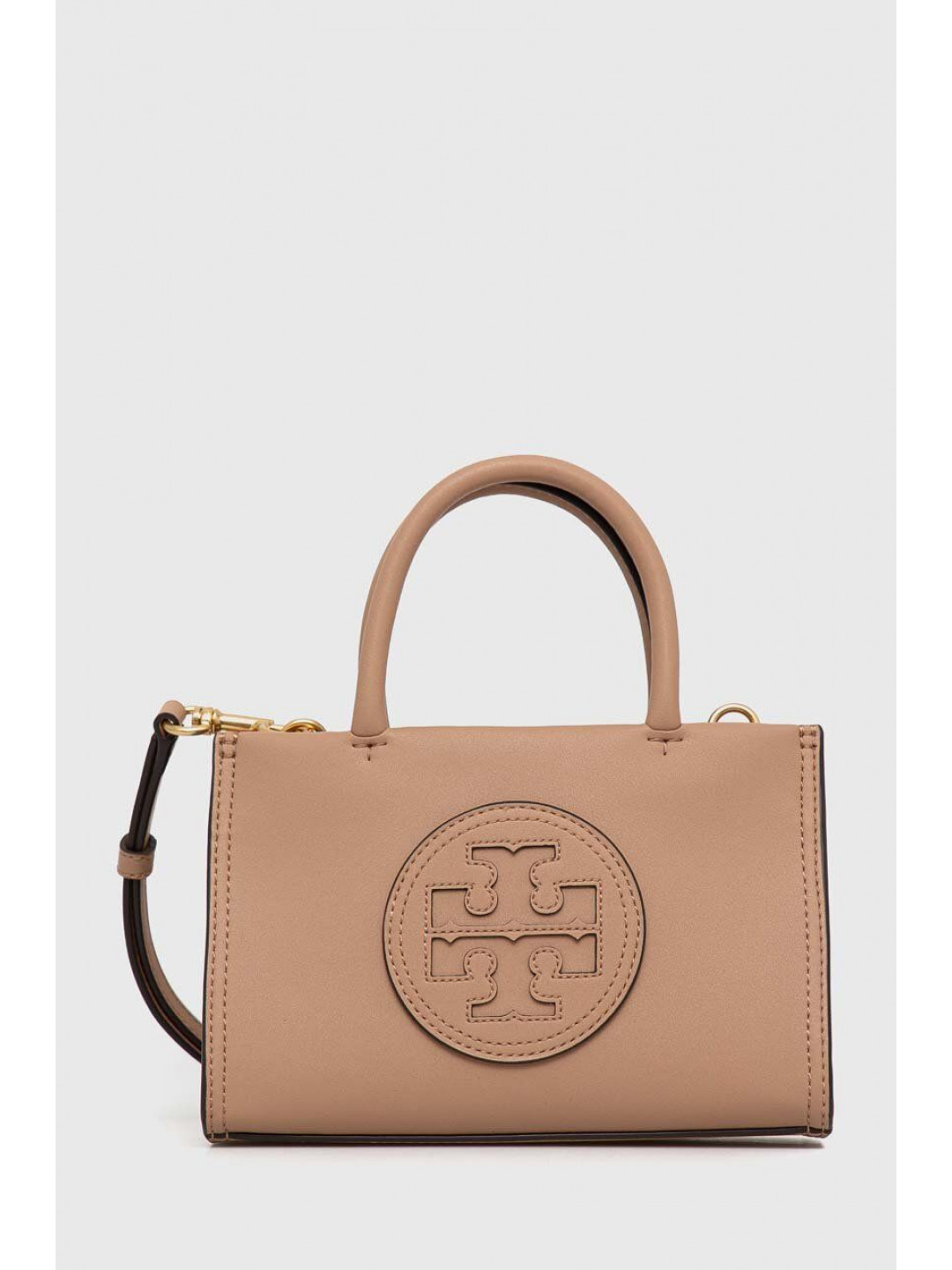 Kabelka Tory Burch béžová barva