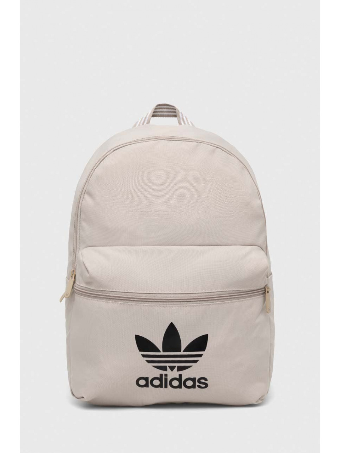 Batoh adidas Originals béžová barva velký s potiskem